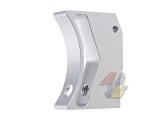 Revanchist Airsoft Aluminium Curved Adjustable Trigger For Tokyo Marui Hi-Capa Series GBB ( Type D/ Silver )