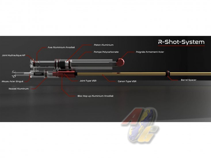 Storm PC1 R-Shot System Short Version Sniper with Silencer ( TAN ) - Click Image to Close