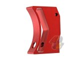 Revanchist Airsoft Aluminium Curved Adjustable Trigger For Tokyo Marui Hi-Capa Series GBB ( Type D/ Red )