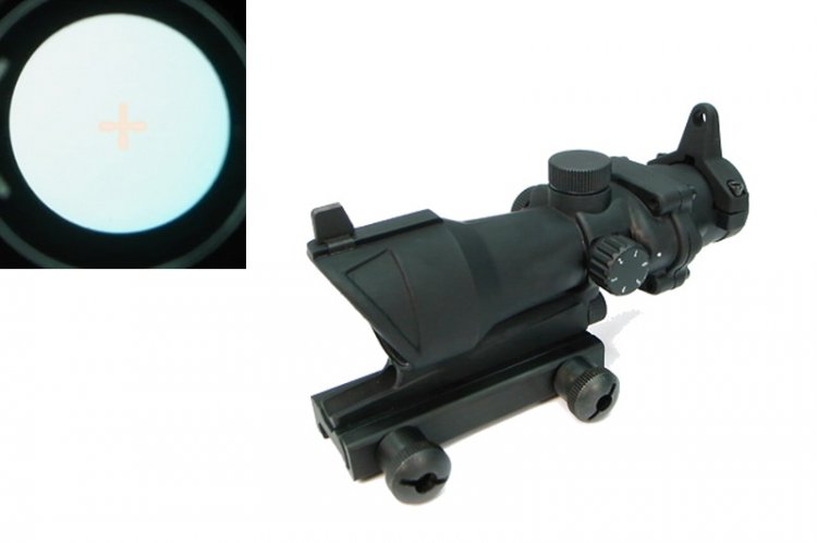 King Arms ACOG Style Red Dot Sight - CROSS - Click Image to Close