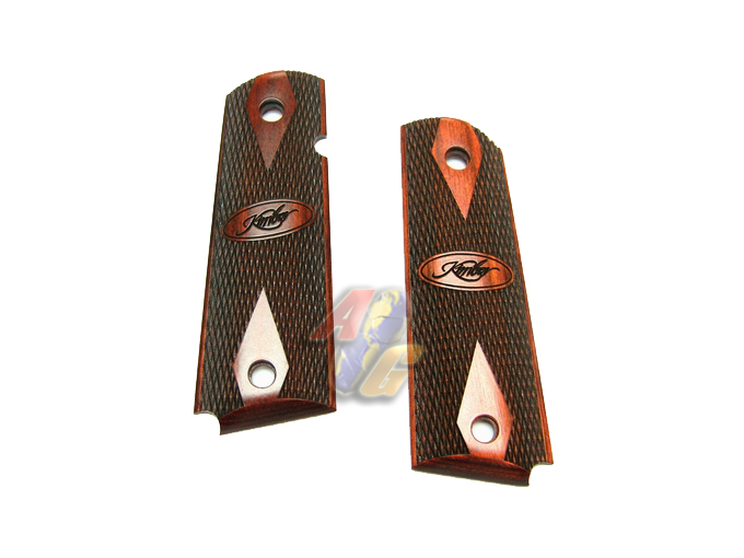 Altamont Kimber Wood Grip For Tokyo Marui M1911 Series ( Brown ) - Click Image to Close