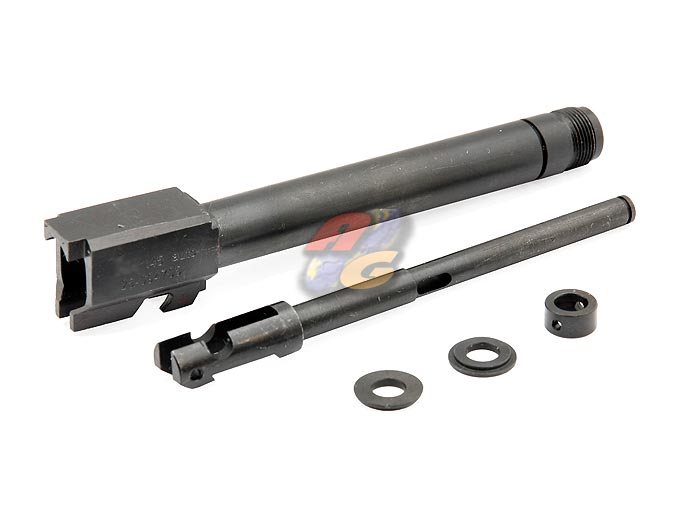 Precision CNC Steel Outer Barrel With Recoil Rod Set For KSC MK23 (S7) - Click Image to Close
