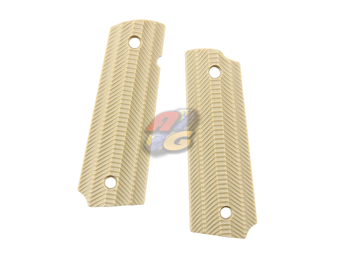 V-Tech Alien Style Grip For Marui M1911 (Sand, Type A) - Click Image to Close