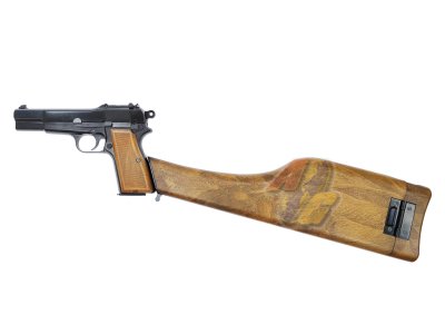 WE Hi-Power Browning M1935 with Stock ( BK ) [WE-GP-0998-AG] - US