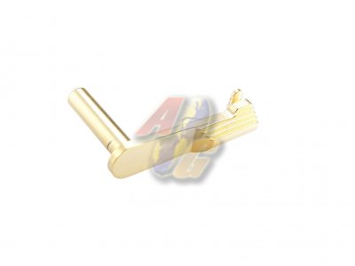 --Out of Stock--Airsoft Masterpiece CNC Steel Slide Stop For Tokyo Marui Hi-Capa Series GBB ( Type1/ Gold )